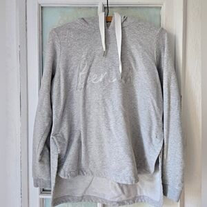 Bench Grey Logo Hoodie Pullover Women’s Size M